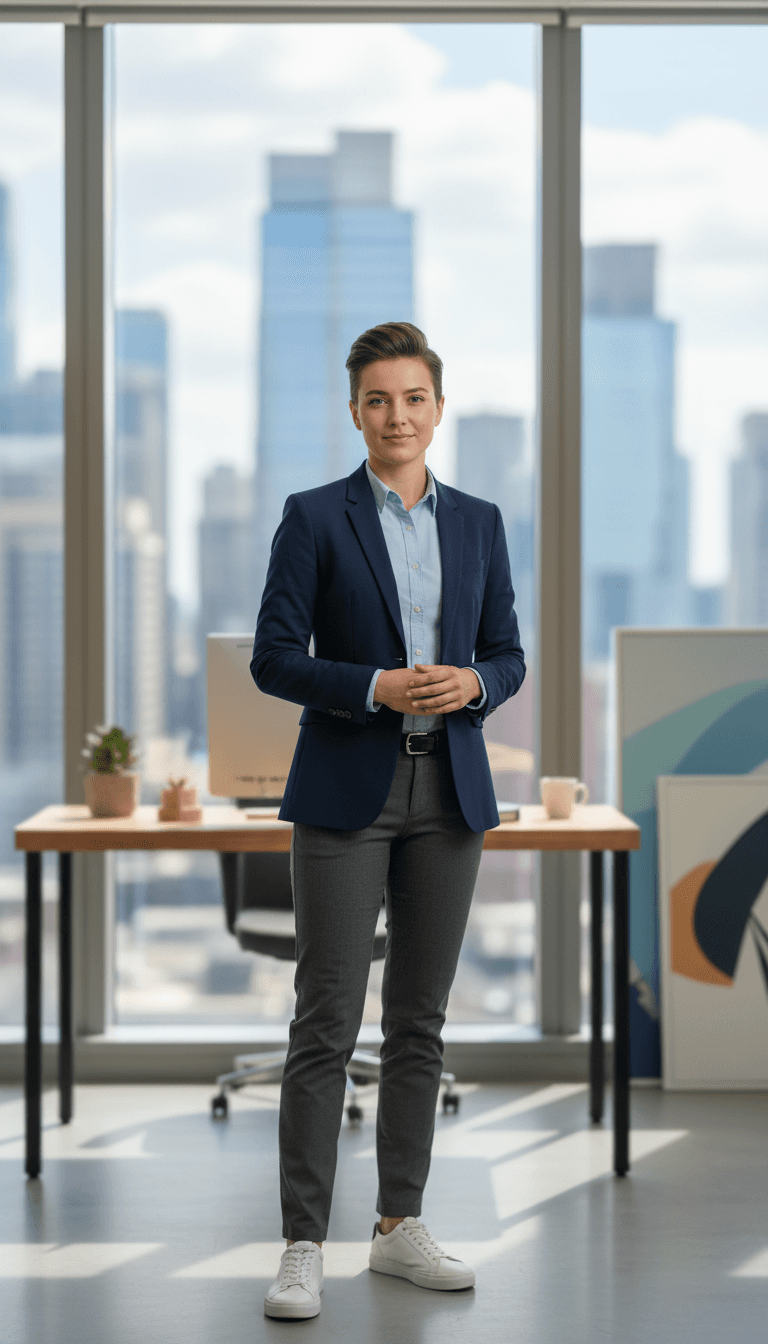 Dennis Jenkins standing in a bright, professional office in Atlanta